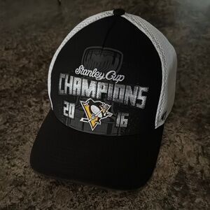 47 2016 Pittsburgh Penguins Stanley Cup Championship Hat